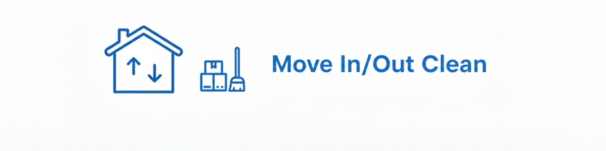Move in/out cleaning service - perfect for transitions